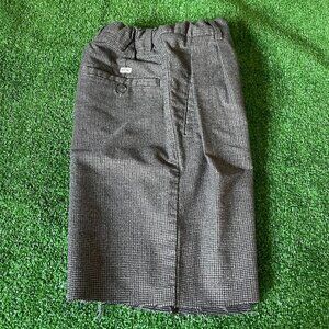 Zara Kids Adjustable Waist Pockets Brown Pleated Chino Cutoffs Shorts Size 10